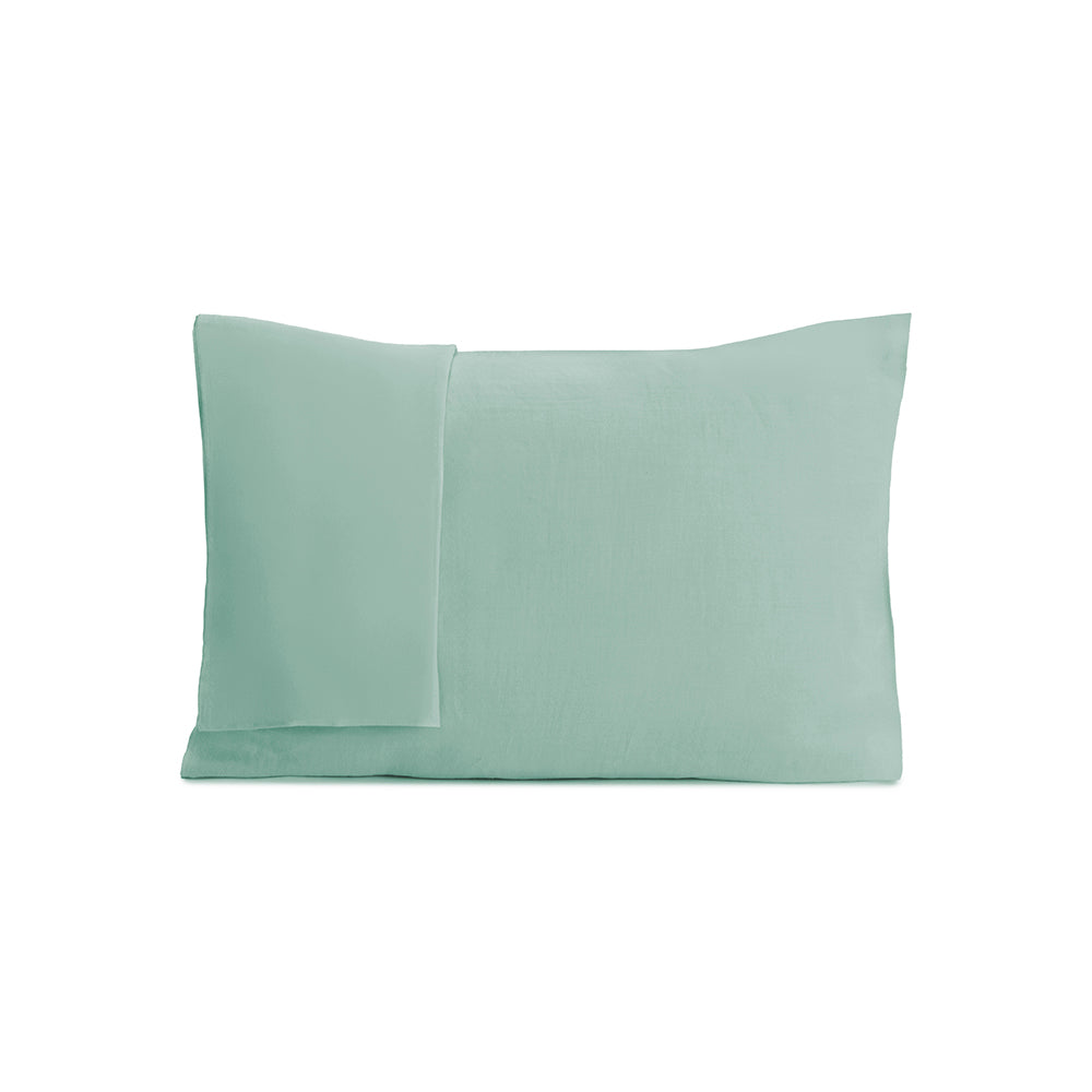 Funda de almohada de muselina, 2 piezas, color menta