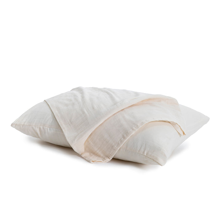 Muslin Pillow Case 2pcs Cream