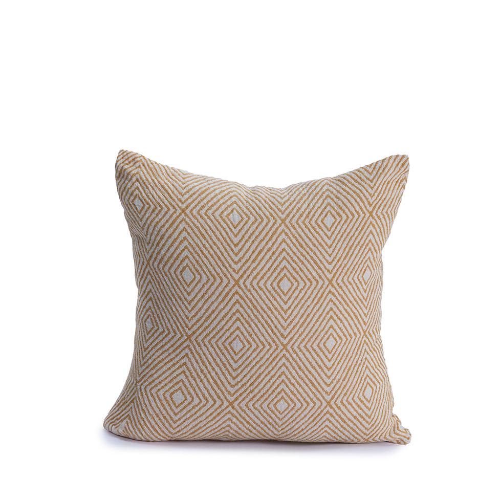 Muslin Throw Pan Pillow Case Golden Yellow