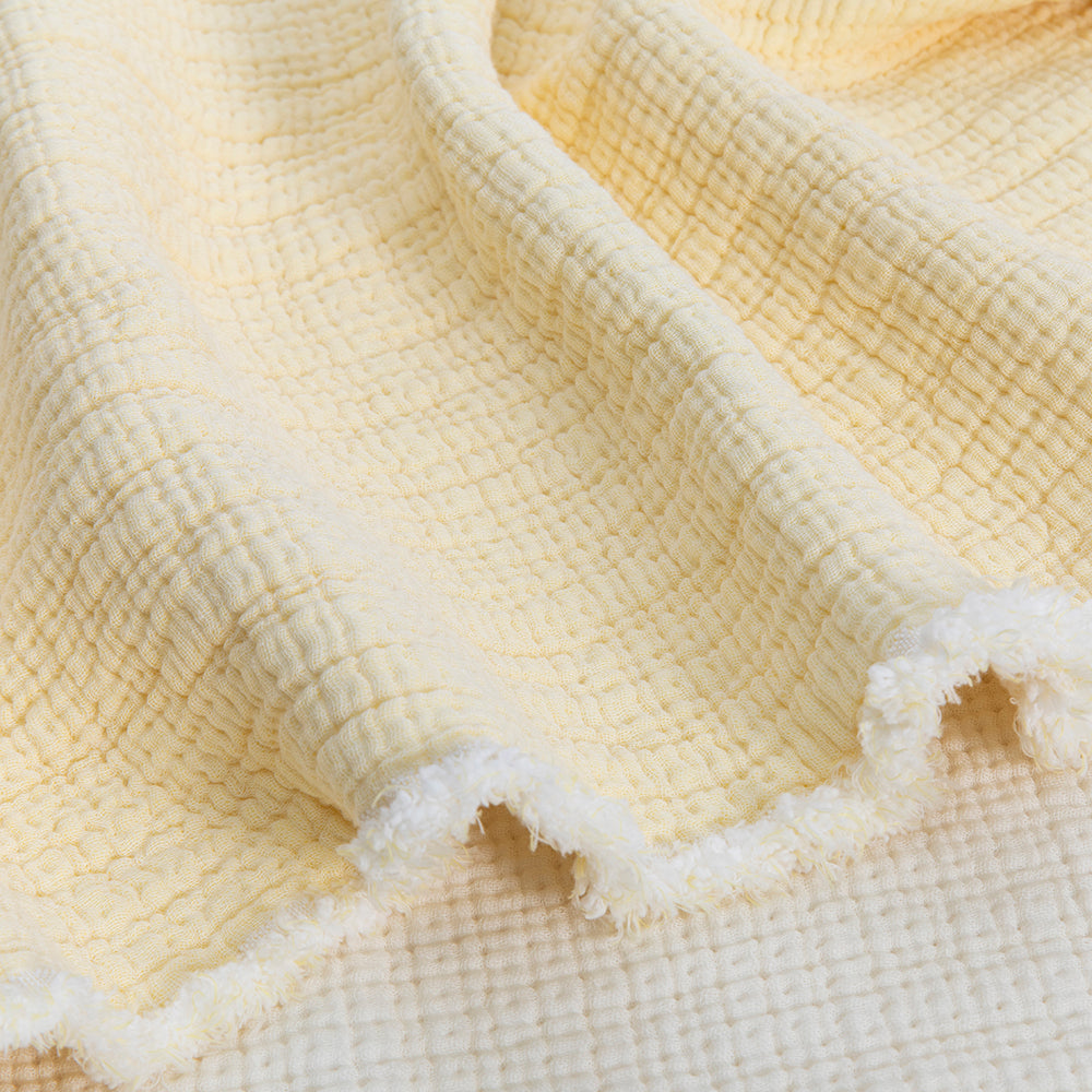 Muslin Bedding Comforter Yellow