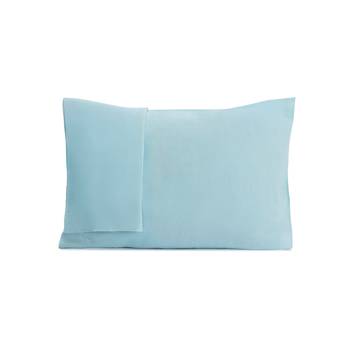 Muslin Pillow Case 2pcs Blue