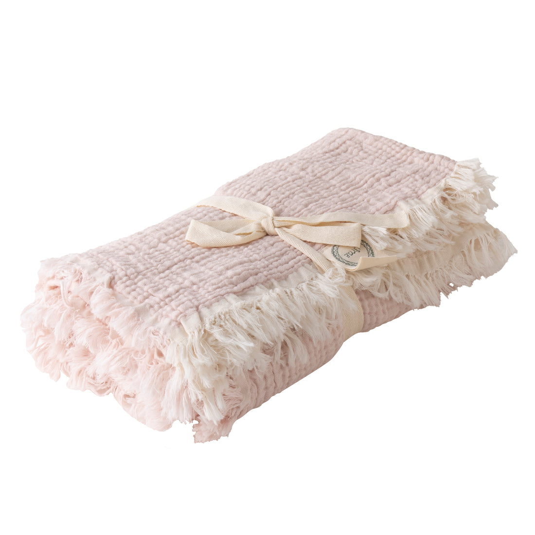 Muslin DoubleFace Bedspread Powder Pink